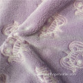 Glue Printed Flannel Printing Blanket Fabric